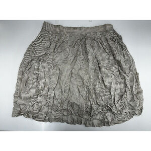 Maggie Lawrence Collection Womens Skirt Size 18-20 Tan White Stripe